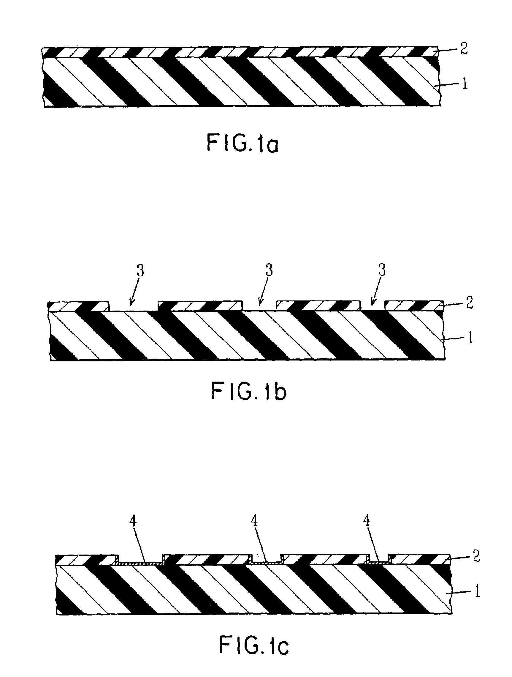 Structure having laser ablated features and method of fabricating