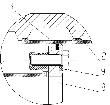 Material pushing piece of drum of material pushing centrifugal machine