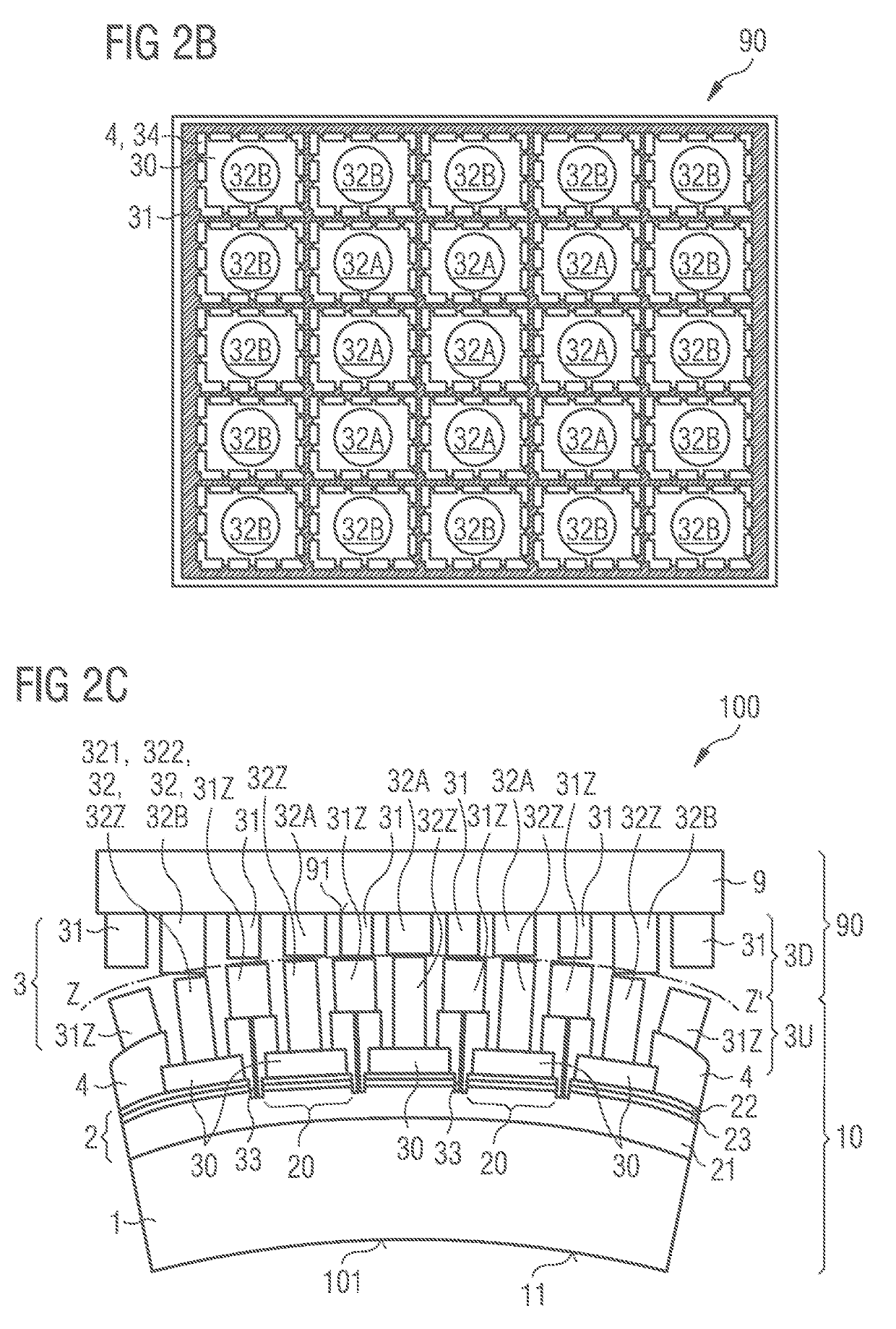 Component with Geometrically Adapted Contact Structure and Method for Producing the Same