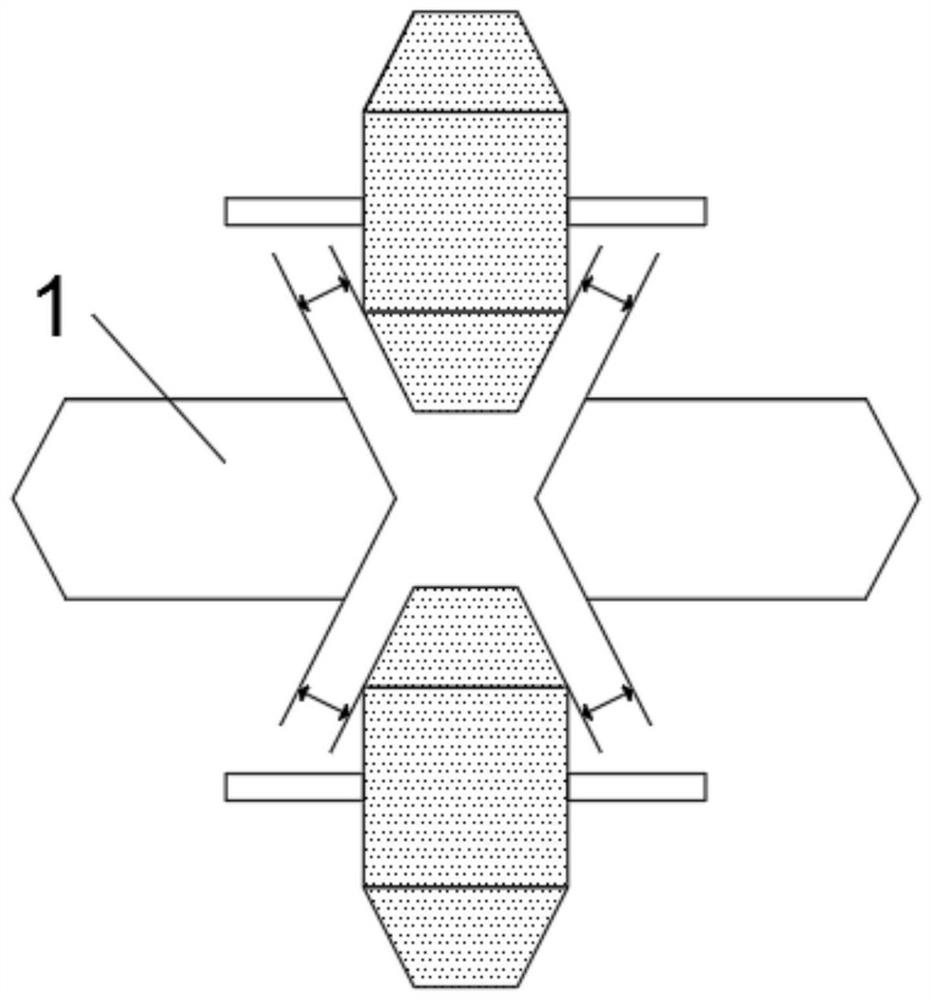 Multi-stage rolling device for H-shaped steel