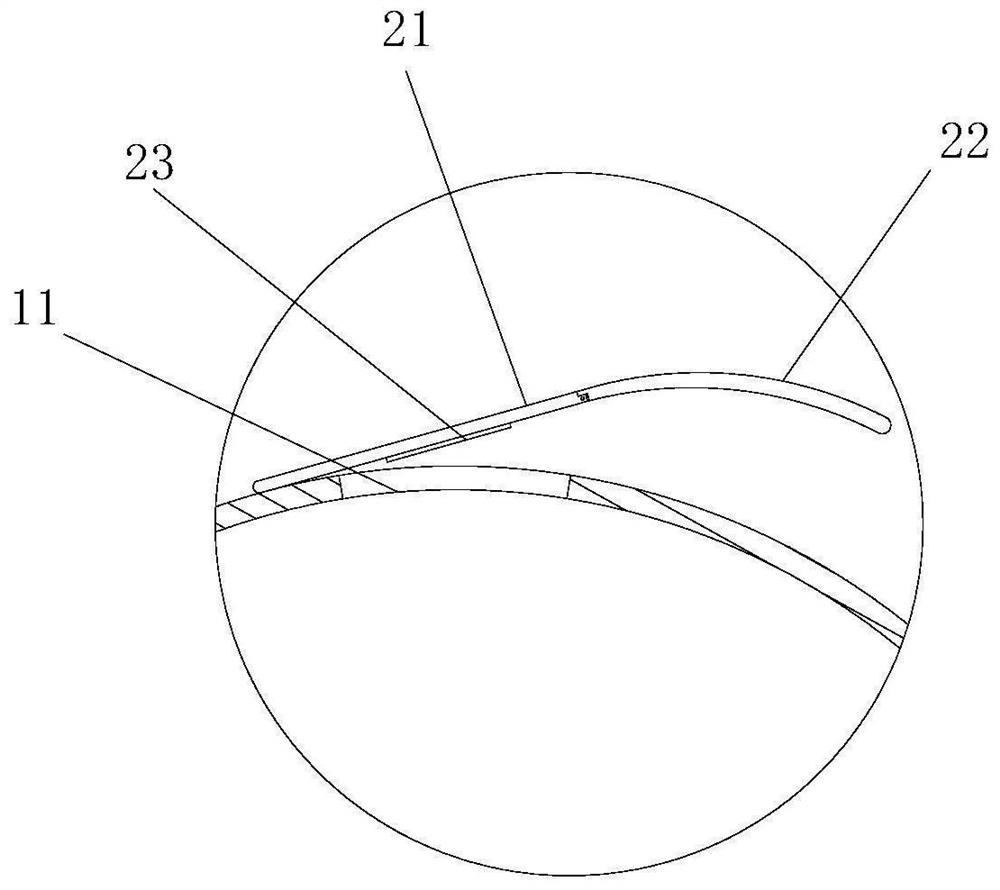 Fabric dipping mangle roller and after-finishing device