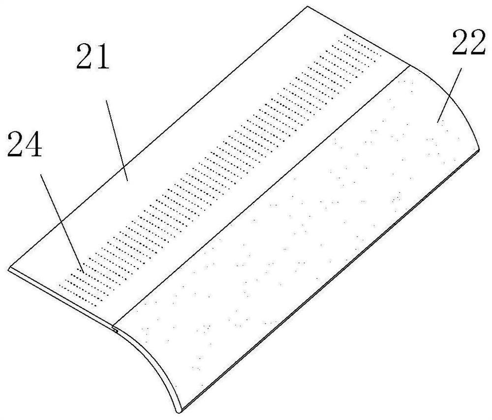 Fabric dipping mangle roller and after-finishing device