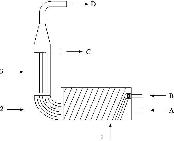 Spiral water cooling wall structure of steam-injection boiler