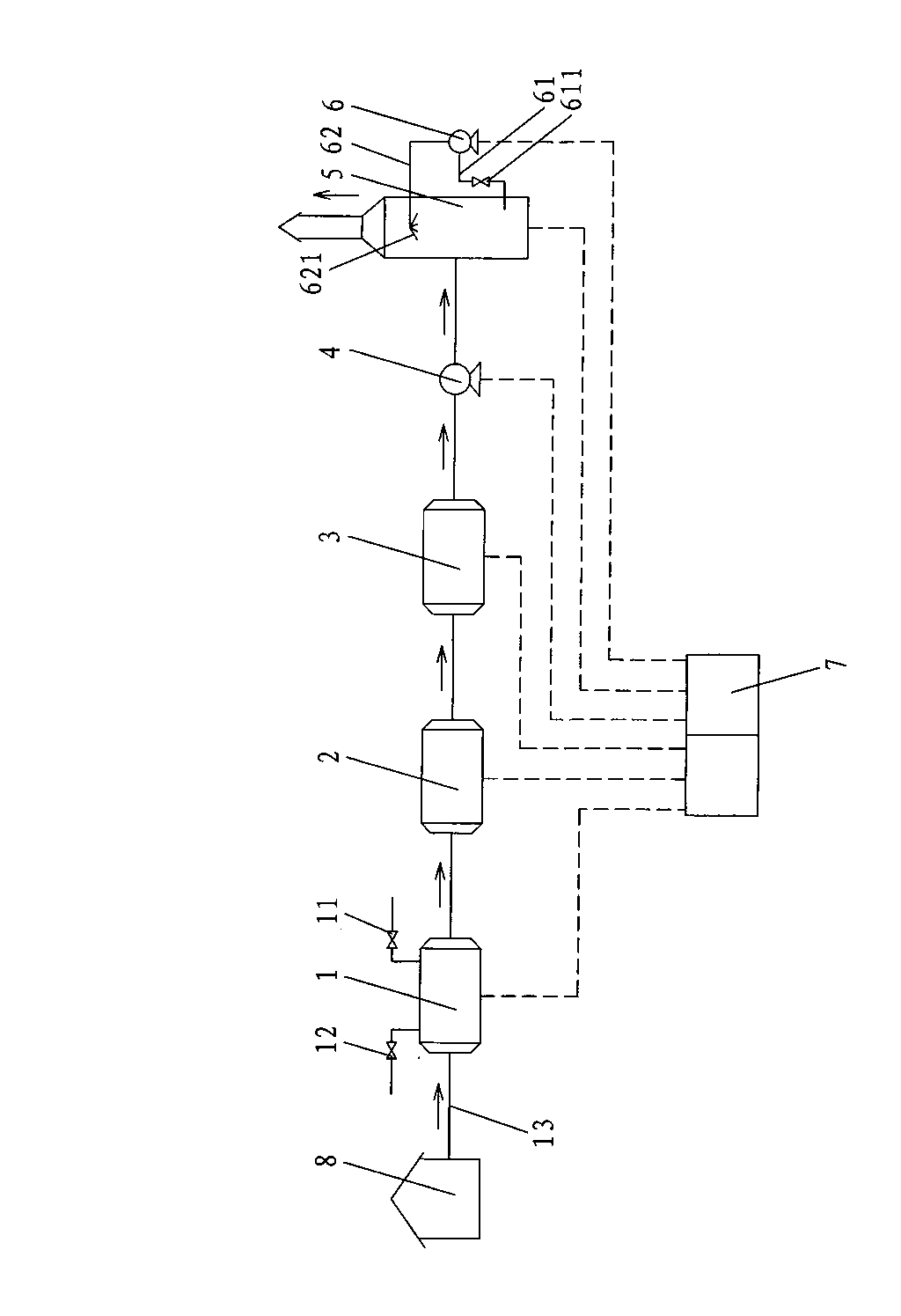 Waste gas treatment device