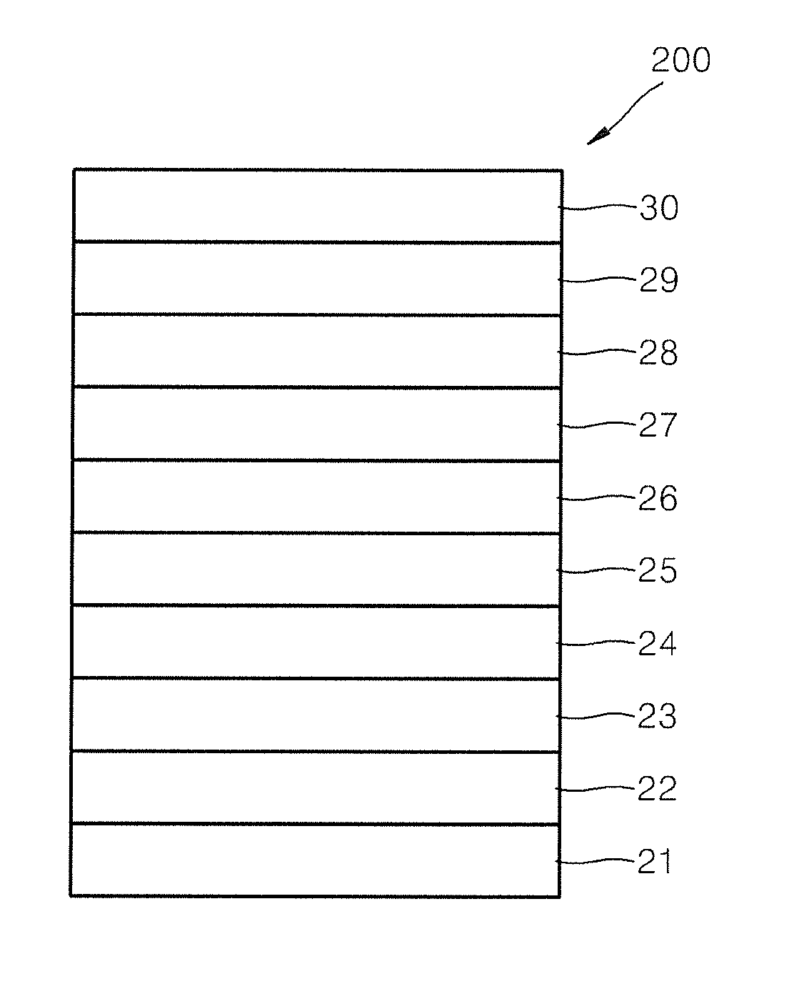 Organic light-emitting diode and flat display device including the same