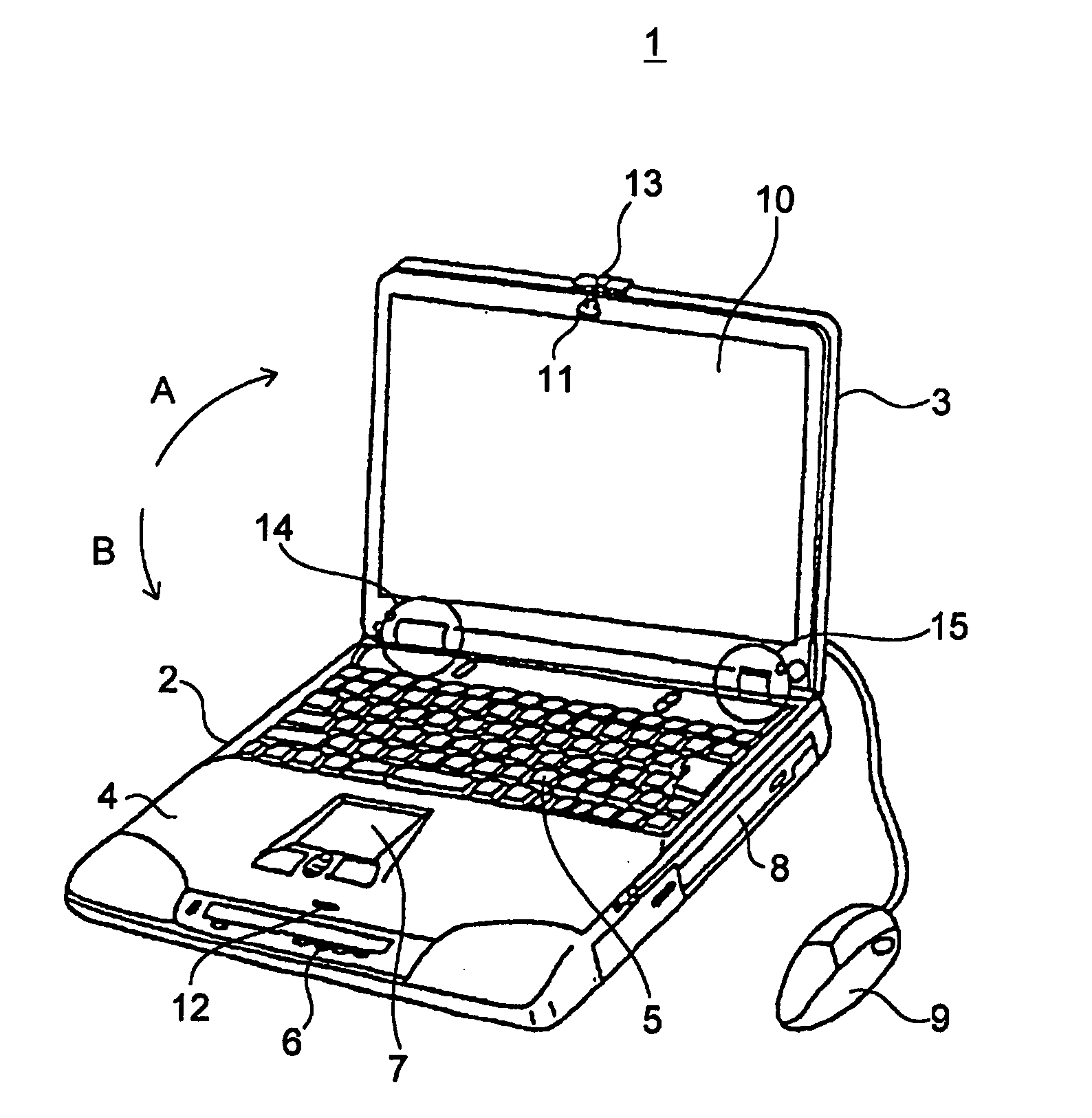 Hinge system used for personal computer and personal computer including the same