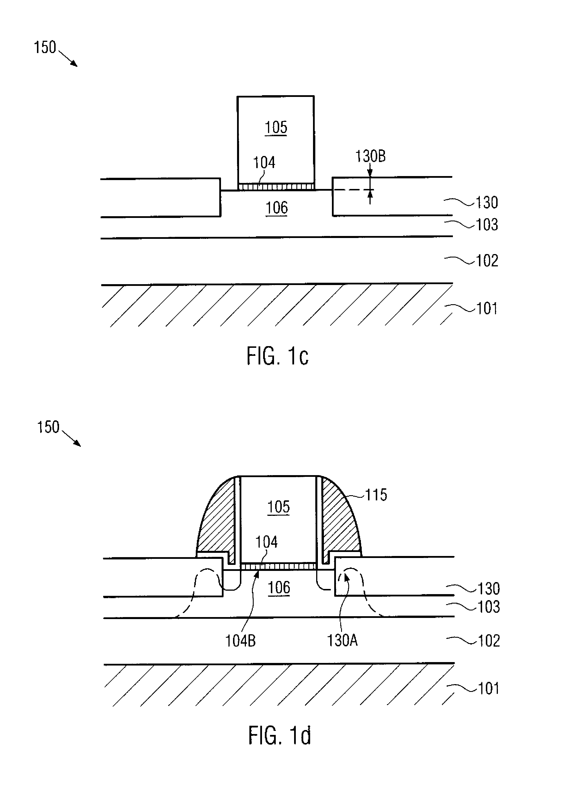 Technique for providing stress sources in mos transistors in close proximity to a channel region