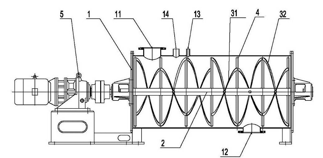 Sludge dewatering process combining physical and chemical methods