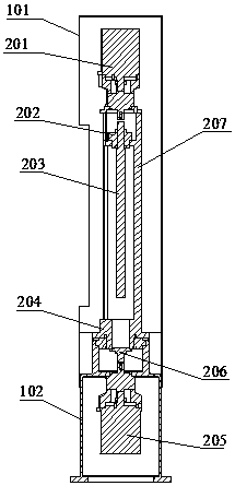 Bearing ring forging synchronous transmission support mechanical arm