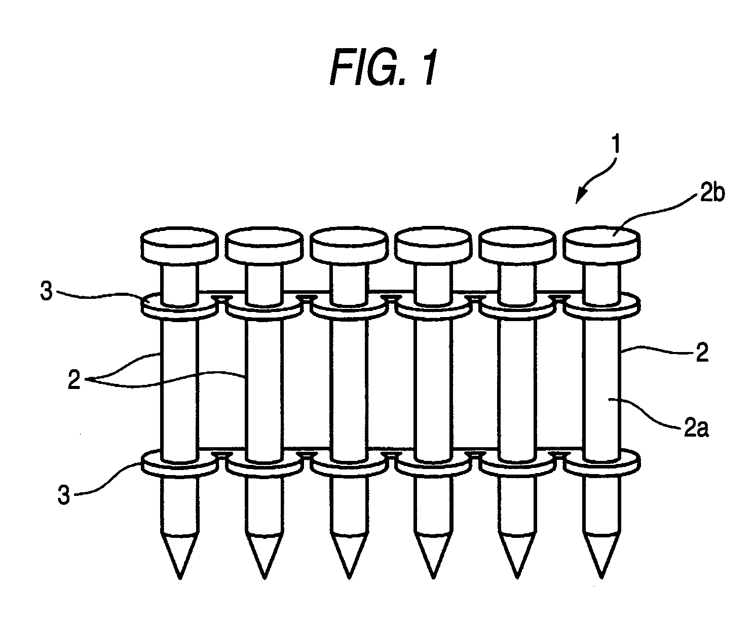 Connected fastener assembly