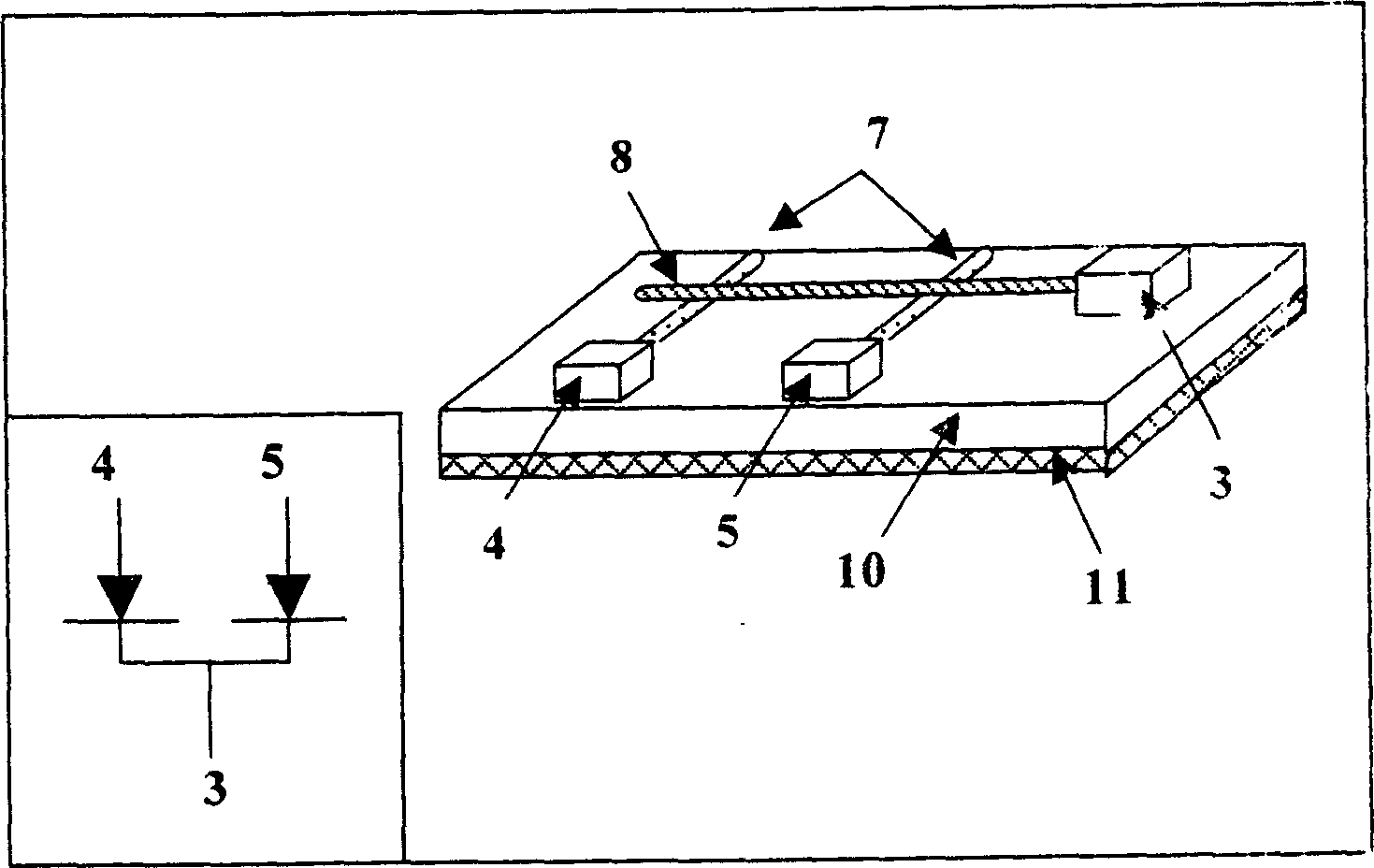 Carbon nano tube logic OR gate device and preparation method thereof