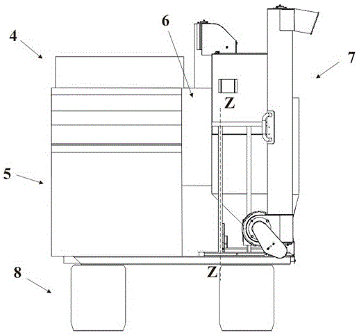 Millet combined harvester and system thereof