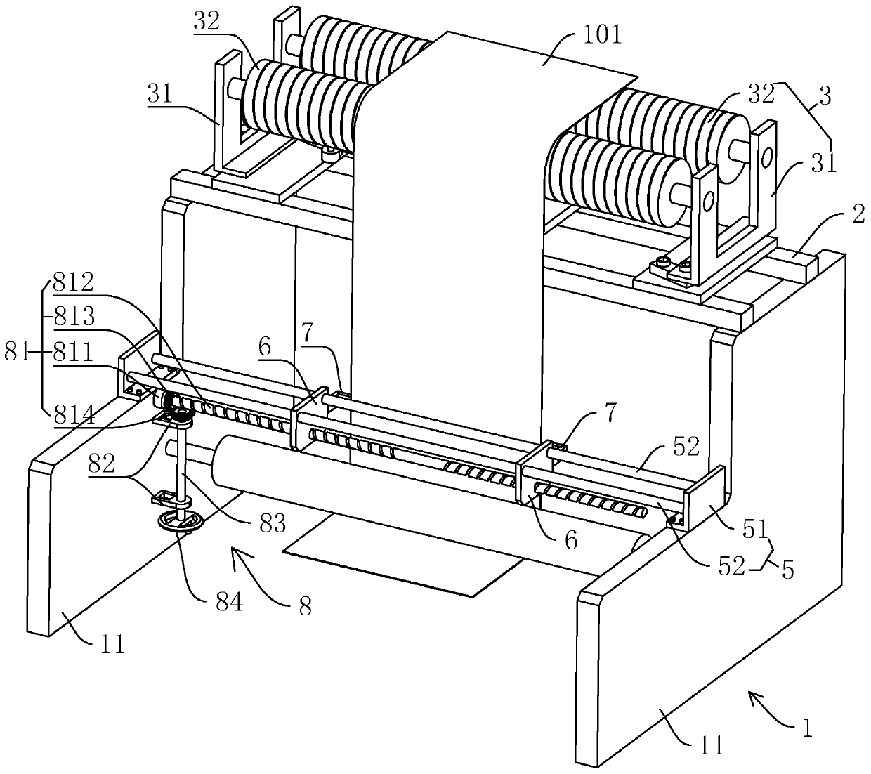 Full-automatic deviation correcting mechanism of printing machine