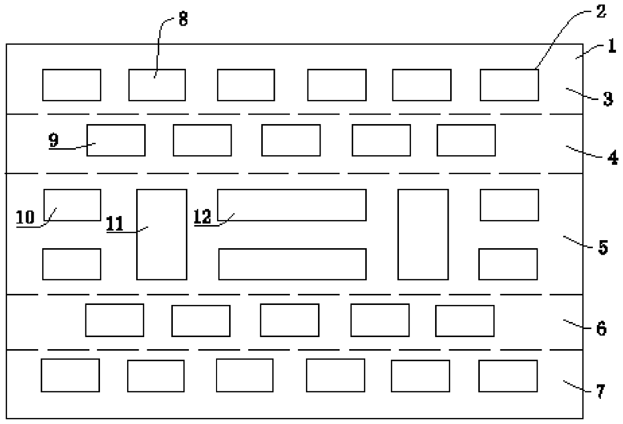 Energy-saving glass pumice concrete building block hole type