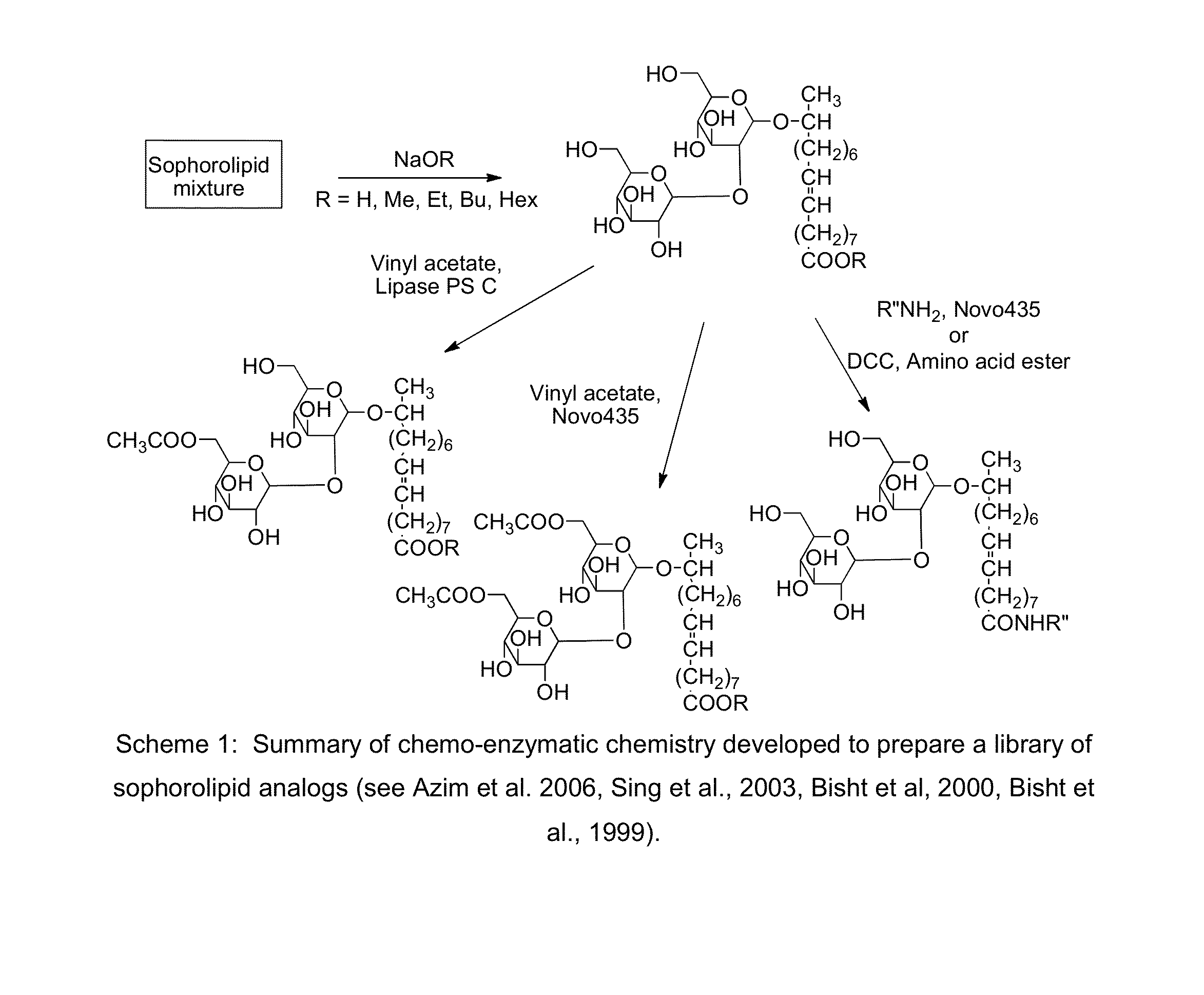 Modified sophorolipids as oil solubilizing agents