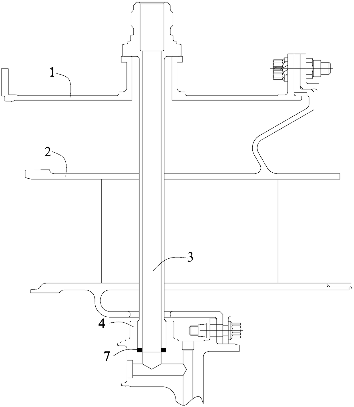 Sealing structure and lubricating oil sealing structure of gas turbine engine bearing seat