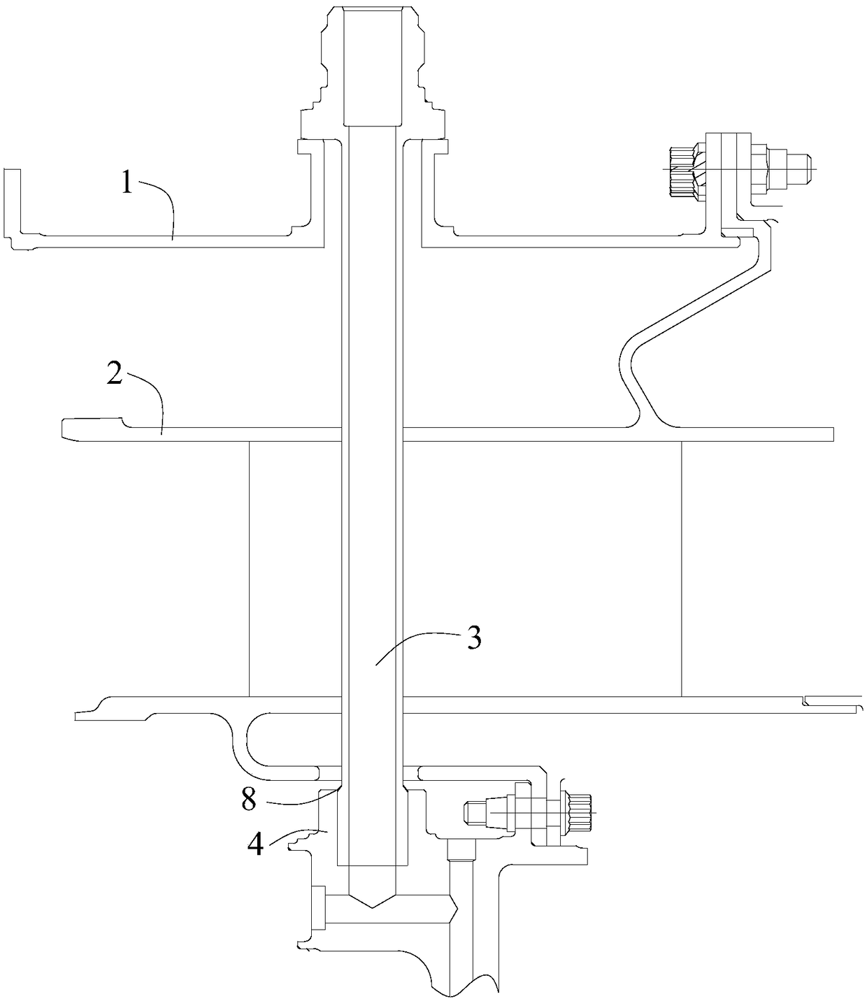 Sealing structure and lubricating oil sealing structure of gas turbine engine bearing seat