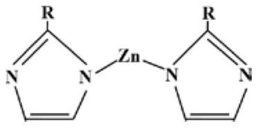 Zeolite-like zinc-based imidazolate metal organic framework steel bar corrosion inhibitor as well as preparation method and application thereof