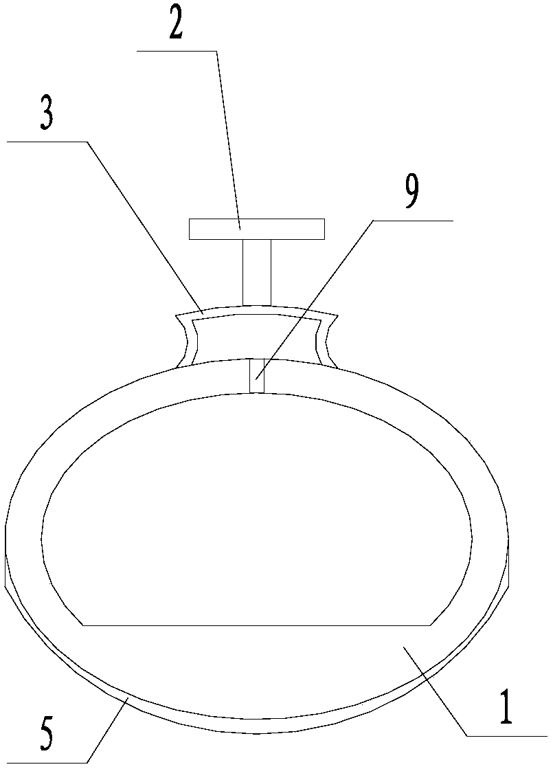 High-stability sky train vehicle structure