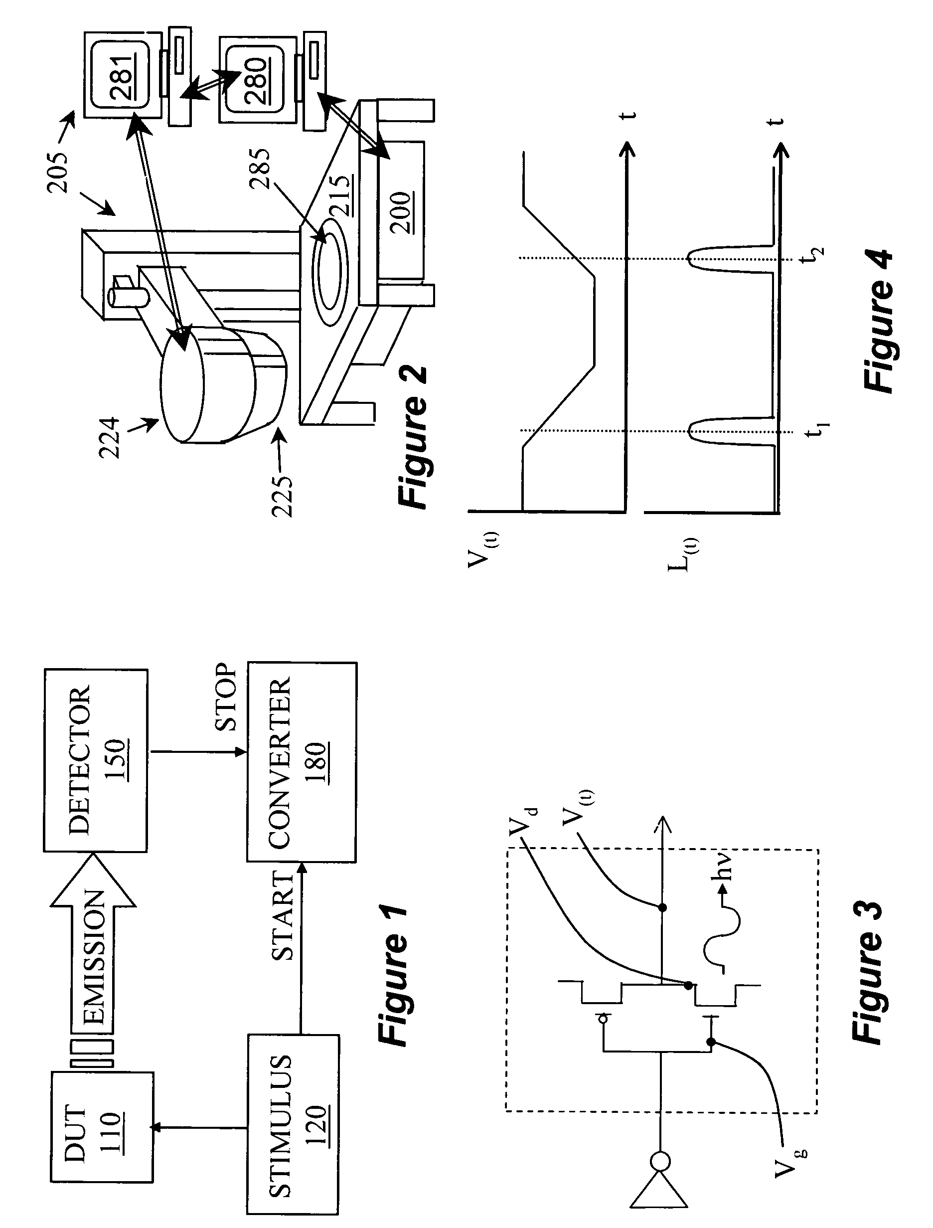 Apparatus and method for determining voltage using optical observation