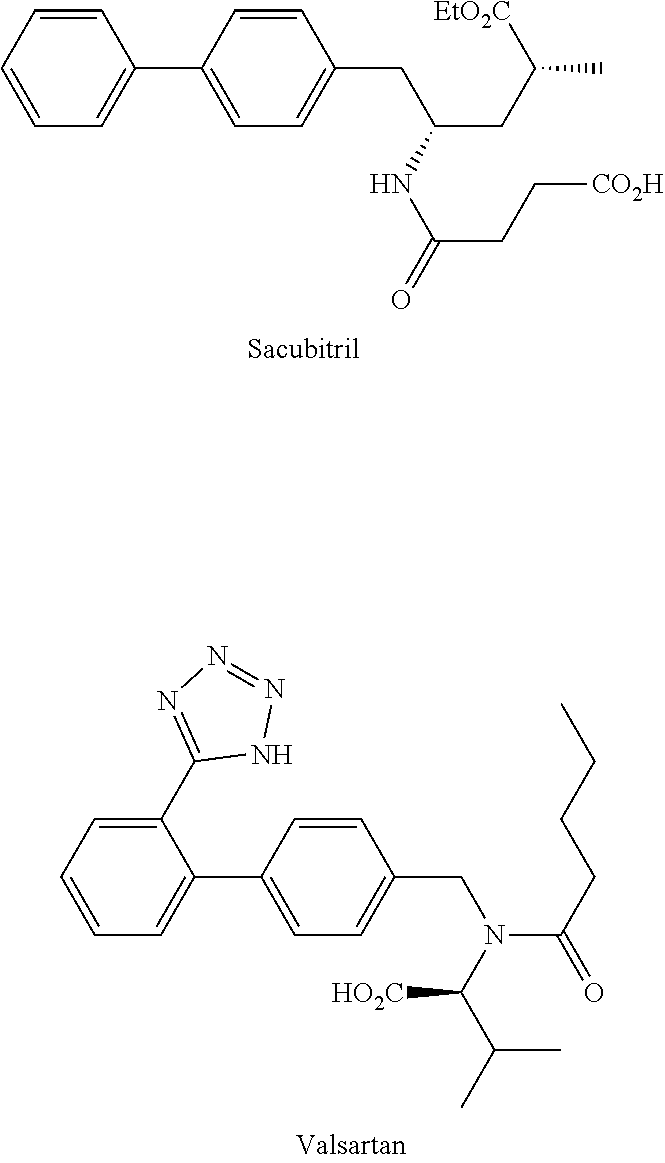Amorphous powder comprising an angiotensin receptor blocker and a neutral endopeptidase inhibitor