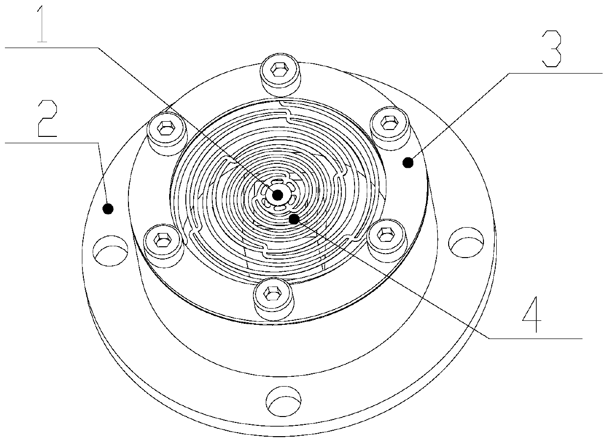 High-accuracy Z-direction single-freedom-degree micro-positioning platform based on multi-stage helical structure hinge