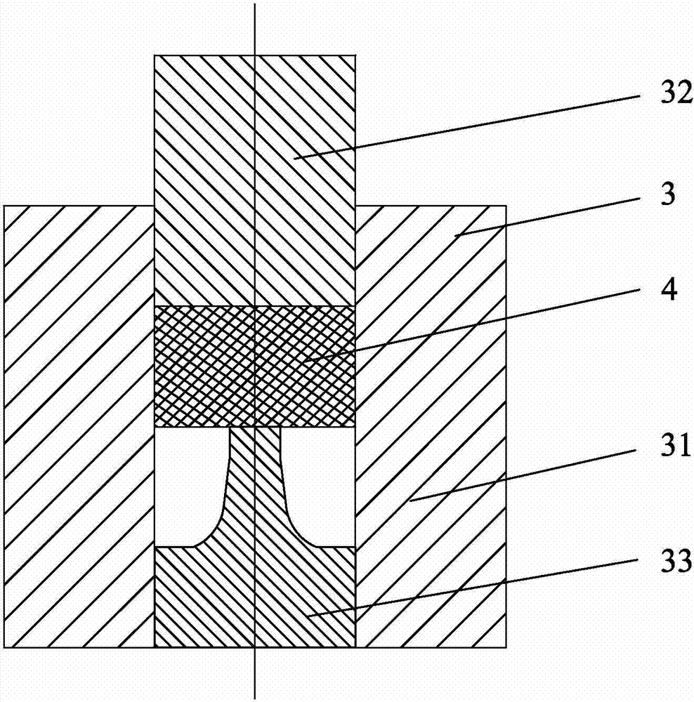 Mosaic ceramic drawing die and making method thereof
