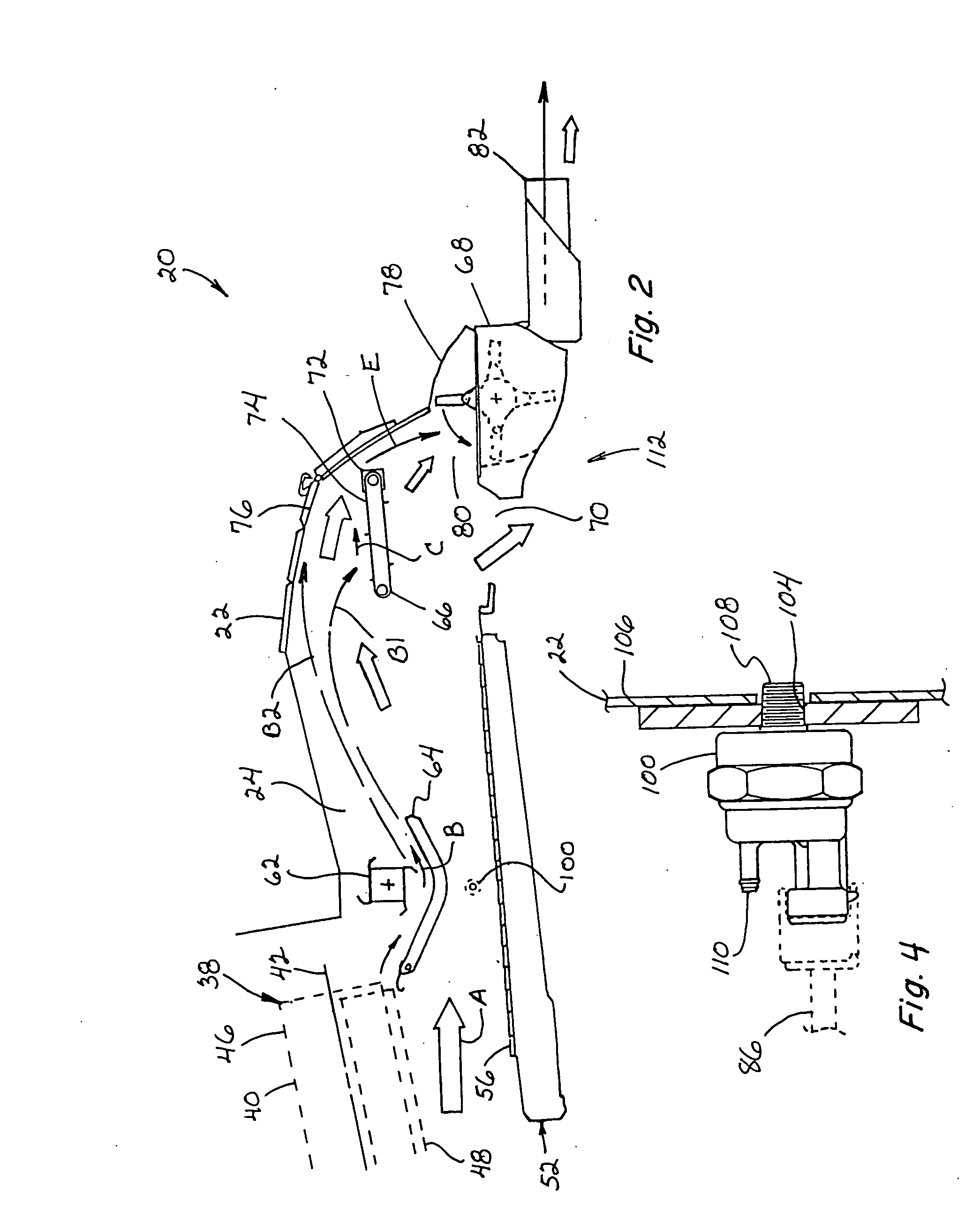 System and method for detecting a condition indicative of plugging of a discharge path of an agricultural combine
