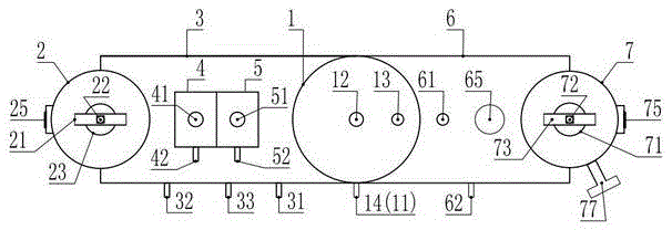 Vehicle washing sewage and laundry sewage recycling treatment device and water treatment method