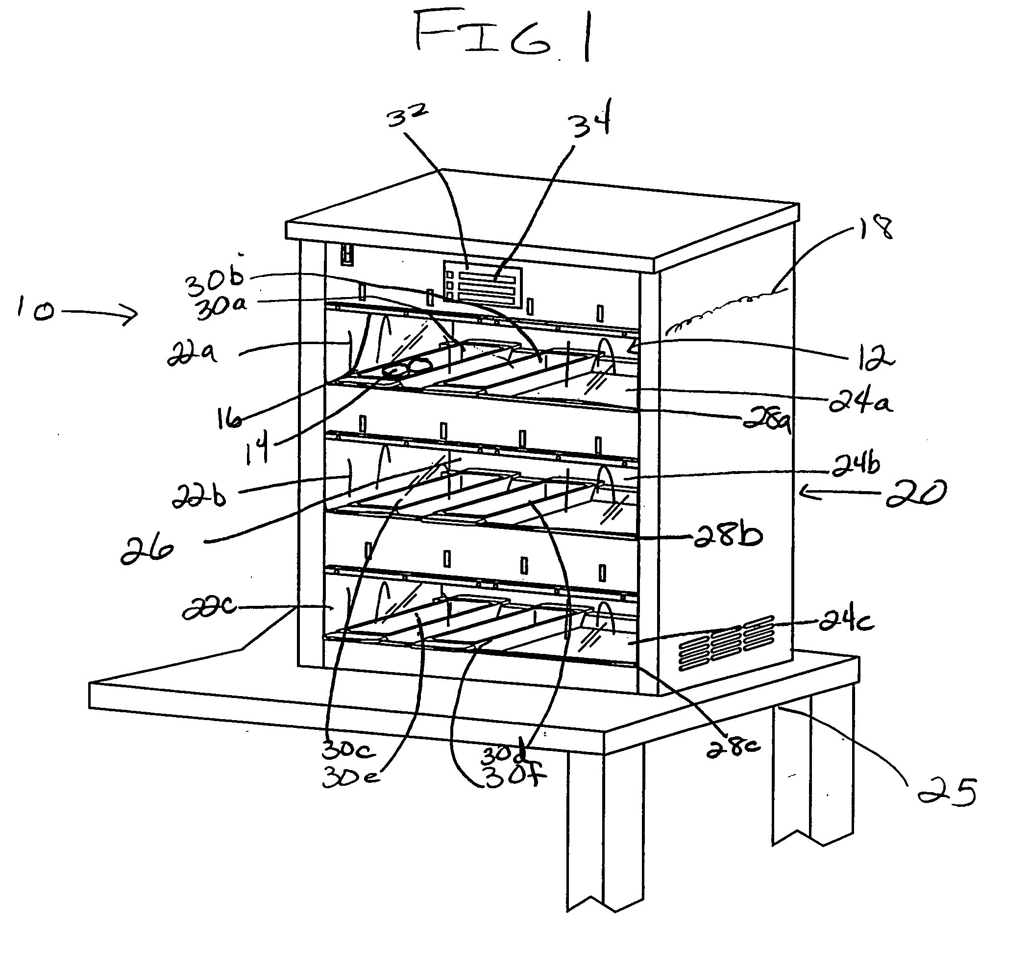 Food staging device