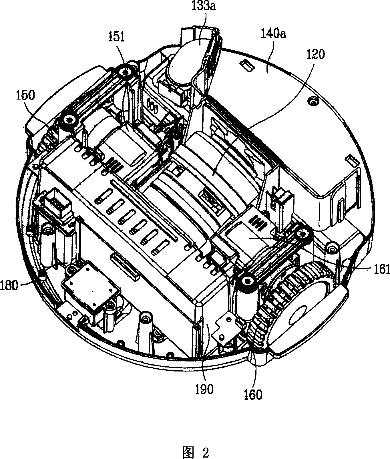 Suction device of dust collector