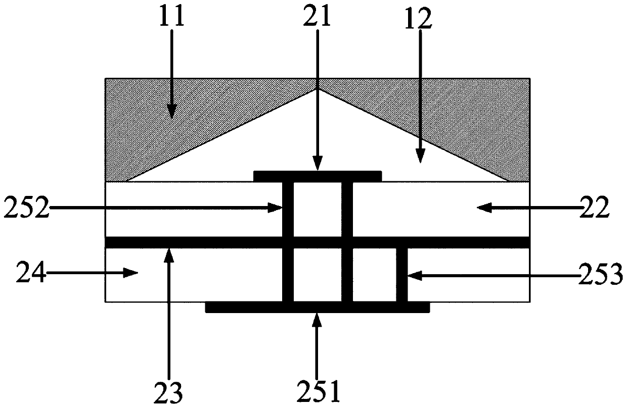 Broad-axial-ratio-beam antenna loaded by single dielectric