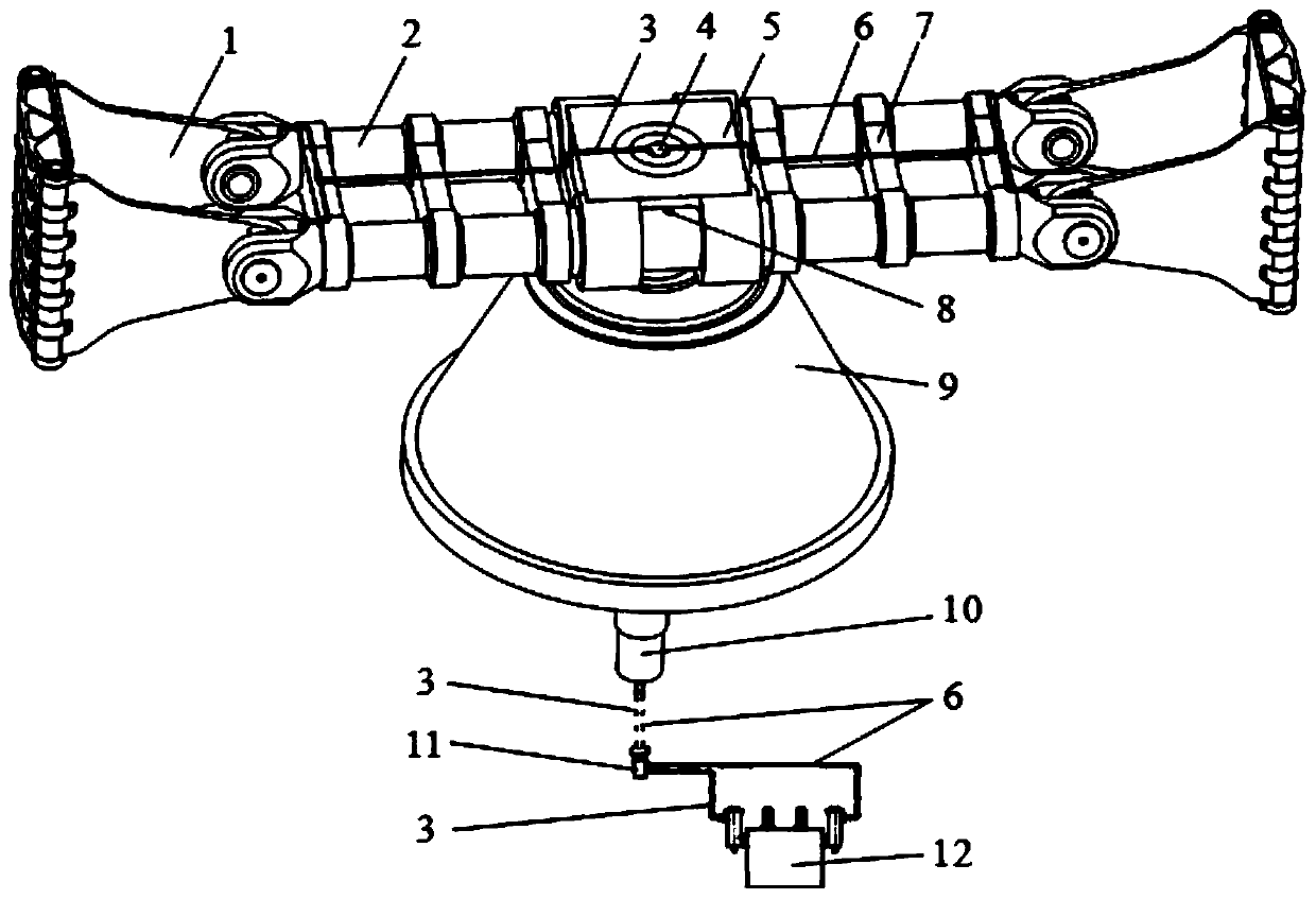 Dynamic balance adjusting system of centrifugal machine