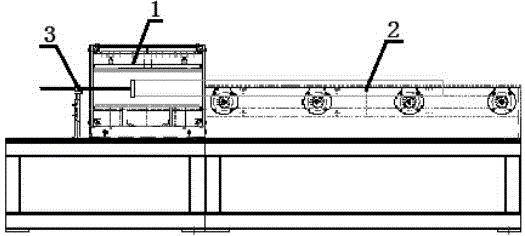 Medium-frequency heating device for end parts of steel bar and steel pipe