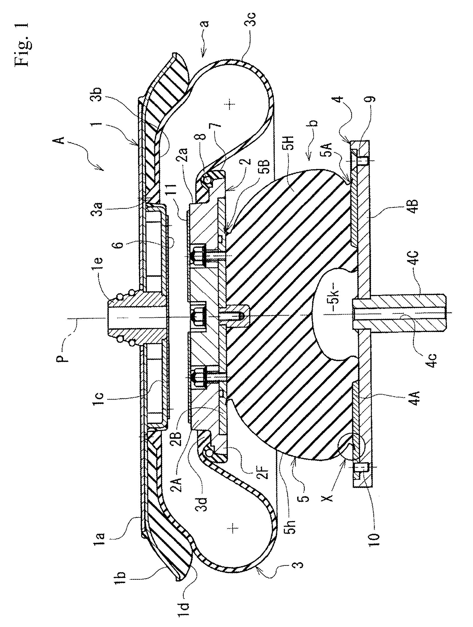 Air spring for railroad car