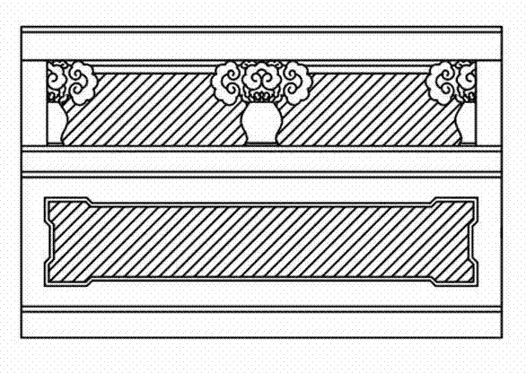 Stone balustrade and making and mounting process thereof