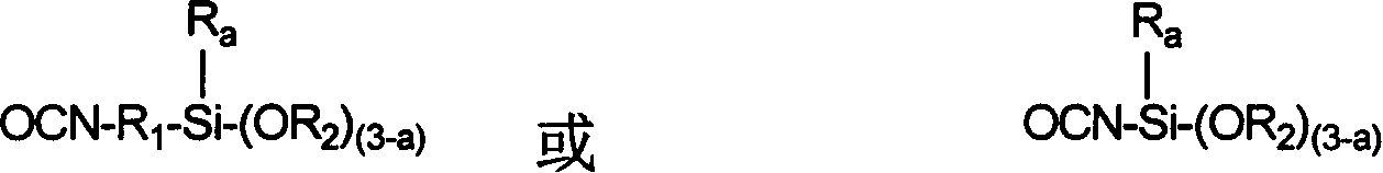 Prepn of isocyanate-containing alkyl silane or alkyl siloxane