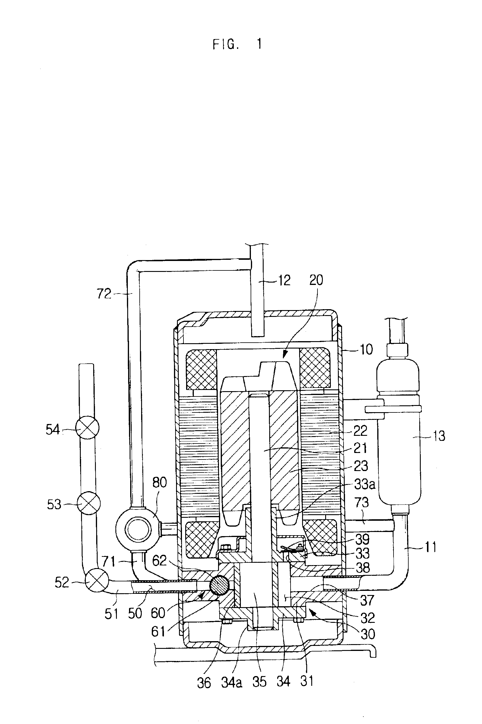 Variable capacity rotary compressor