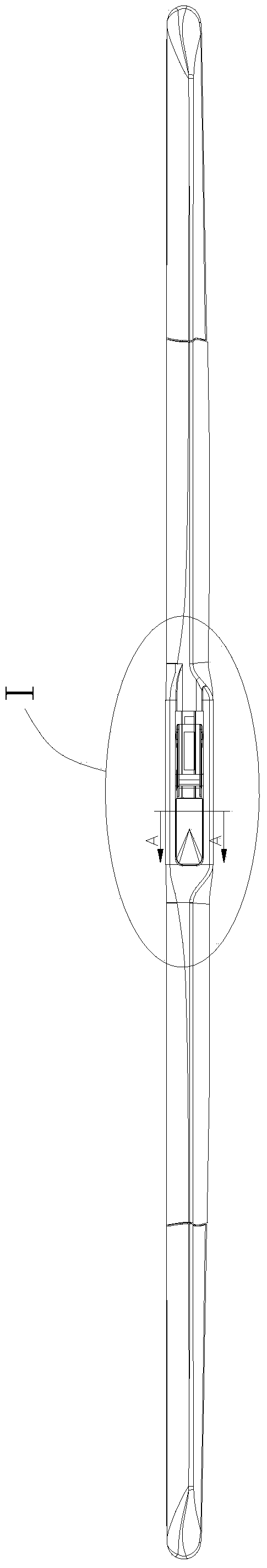 A three-stage boneless wiper device