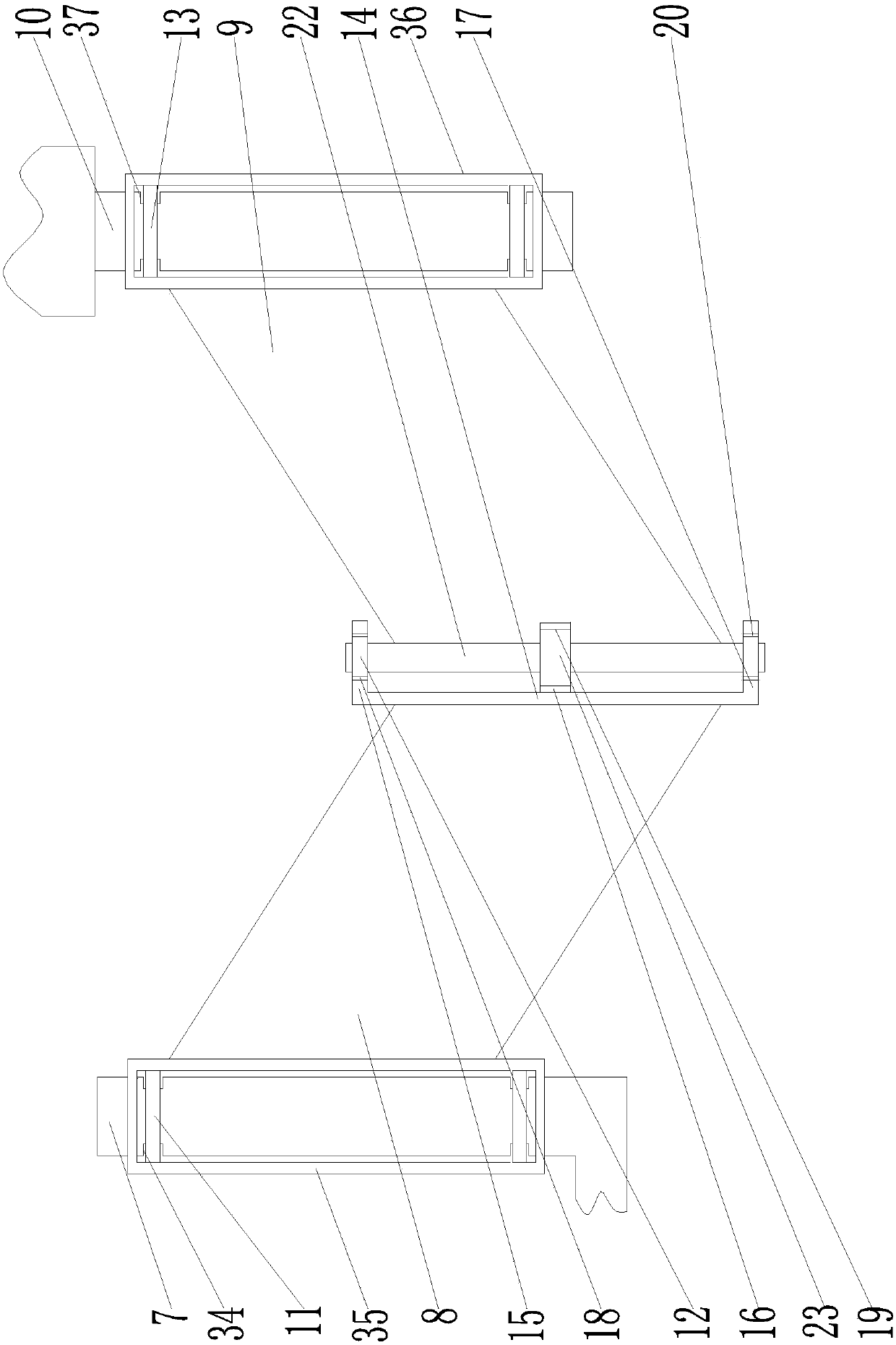 Equipment for panel conveying