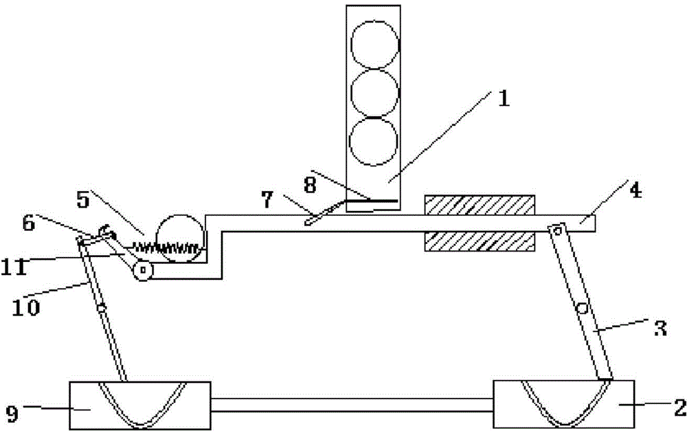 Machining and conveying device for round tins