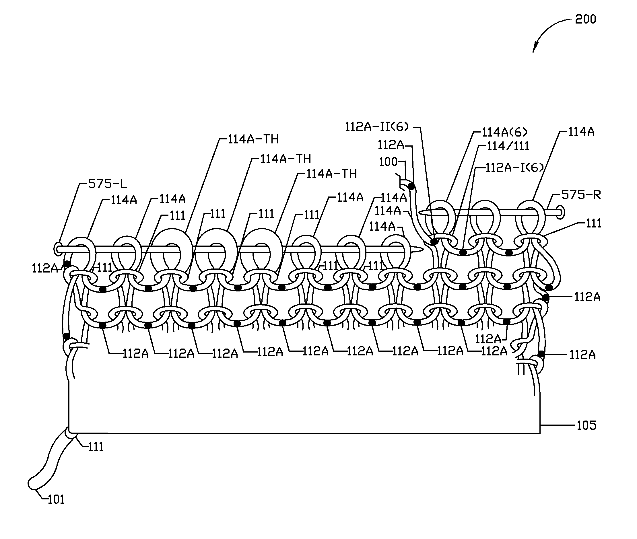 System and method for forming a design from a flexible filament having indicators