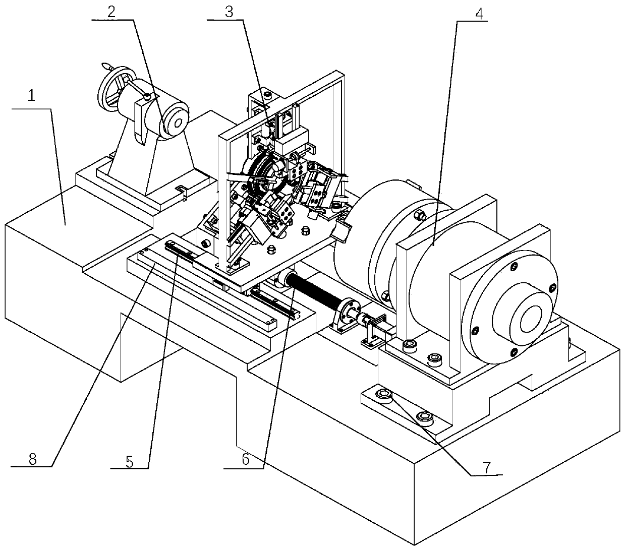 Multi-tool efficient synchronous dynamic balance turning machine tool and machining method