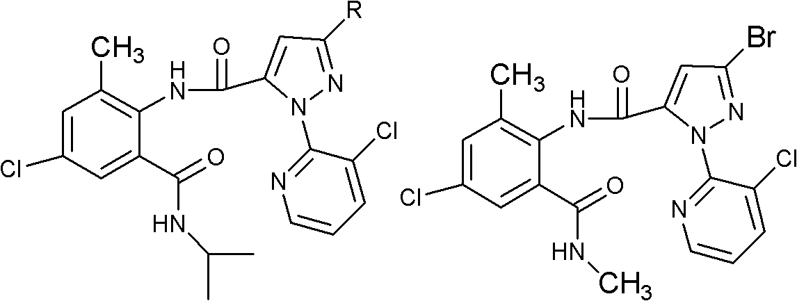 Fluoro methoxylpyrazole-containing o-formylaminobenzamide compound, synthesis method and application thereof