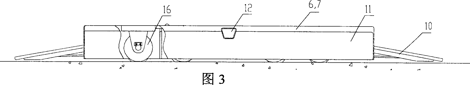 Trailer of trailer system used in radiation imaging