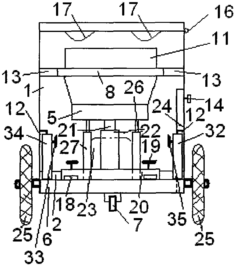 Multifunctional cart with enclosing barrier for facilitating excretion of mental patients