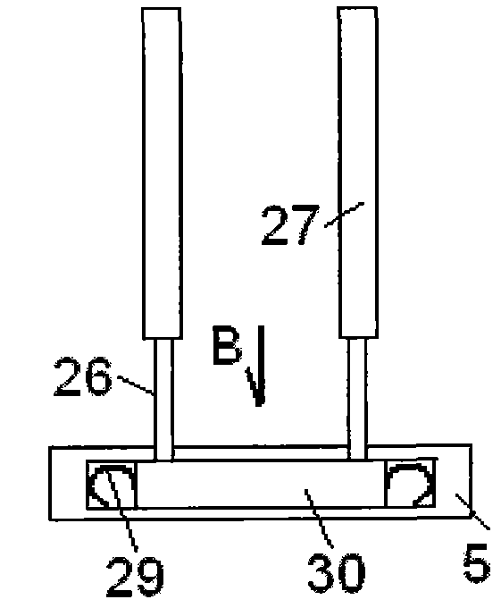 Multifunctional cart with enclosing barrier for facilitating excretion of mental patients