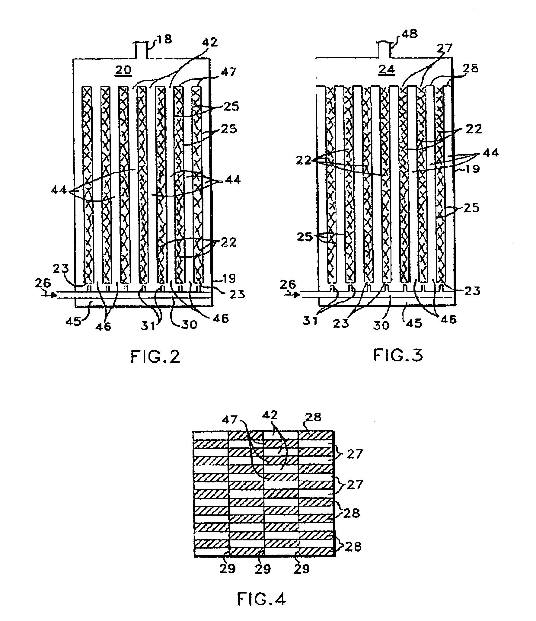Apparatus using plate arrangement for exothermic reactions