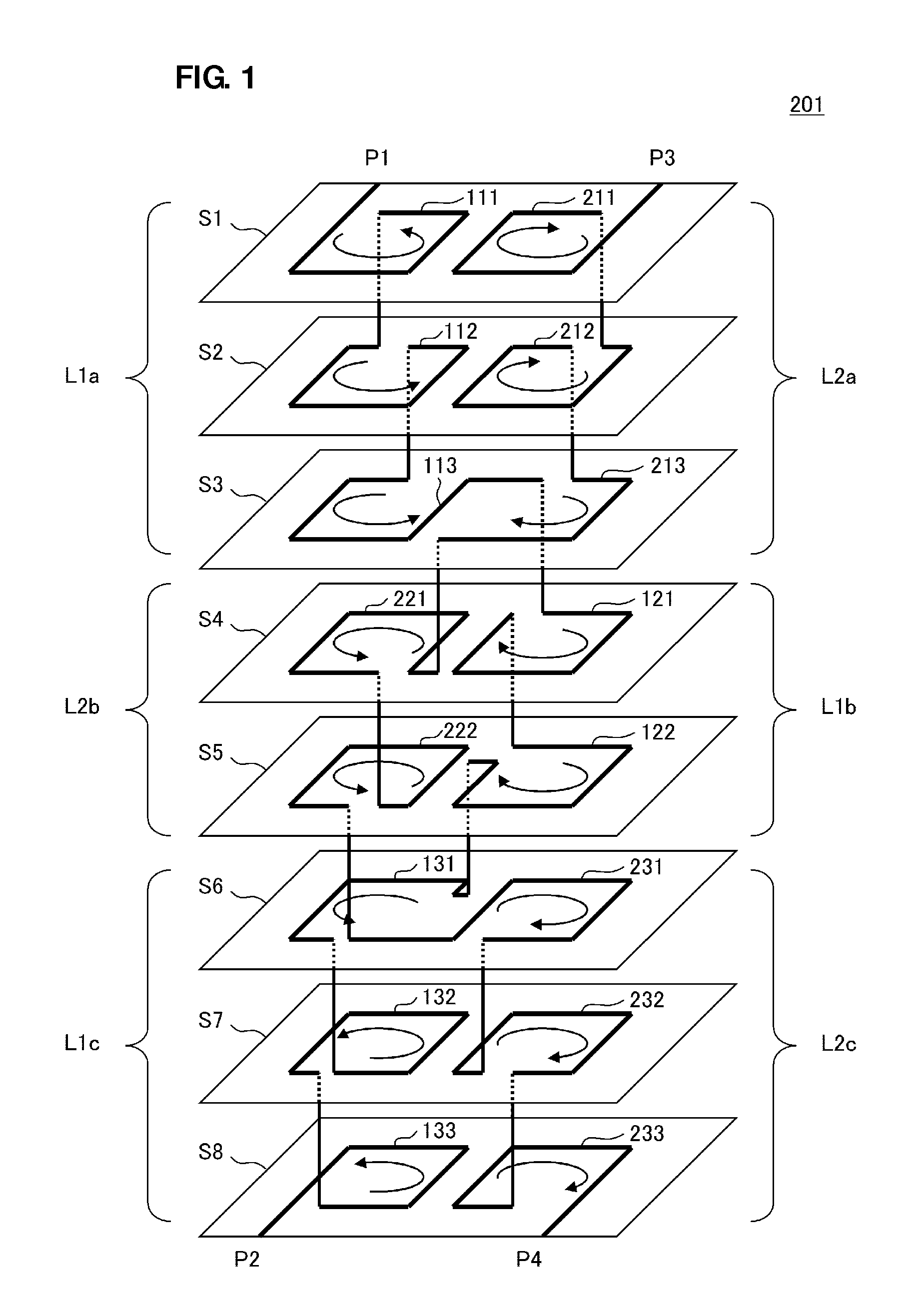 High-frequency transformer, high-frequency component, and communication terminal device