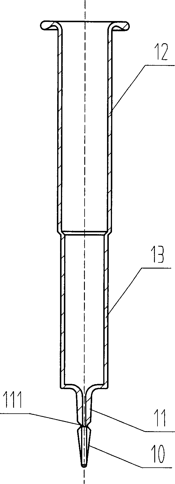 Two-chamber prefilled syringe and its prefilling method